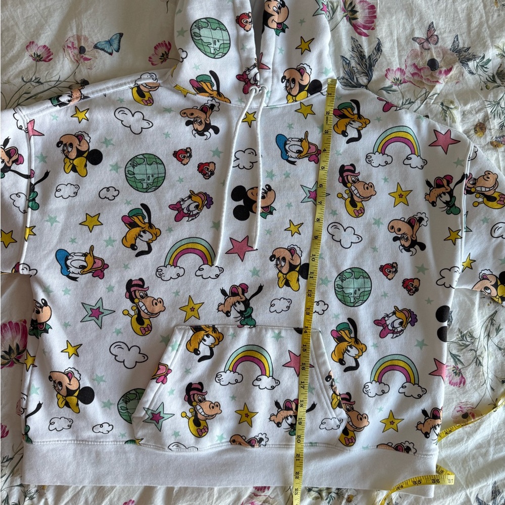 Disney White Hoodie with Character Prints - Picture 4 of 6
